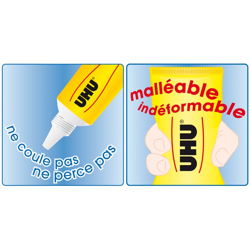UHU alleslijm flexibele tube, vloeibaar, transparant, 20 g