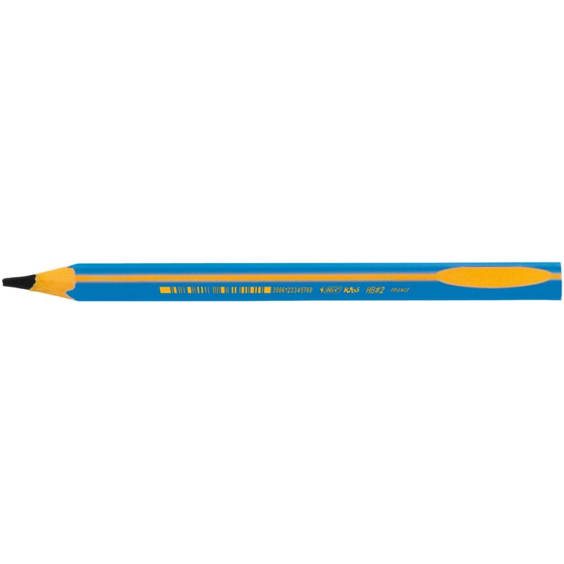 BIC KIDS potlood Evolution HB, driehoekig, blauw, 3,8 mm