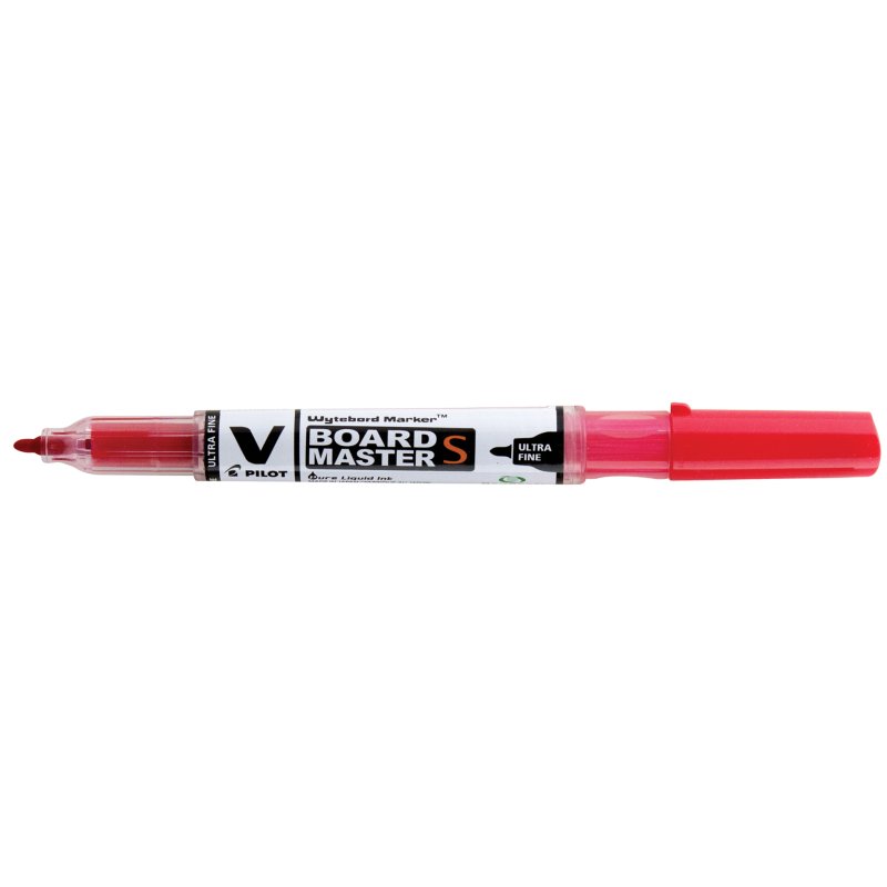 PILOT marqueur tableau blanc V Board Master S, rechargeable, rouge, 1,3 mm