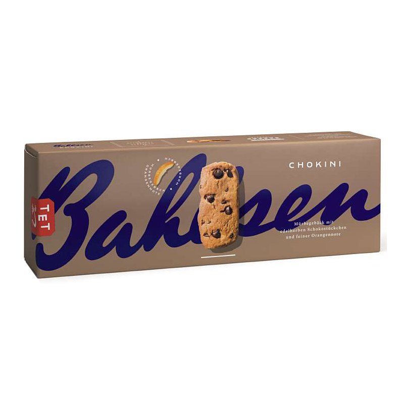 Bahlsen Spécialité de biscuits Chocochip, pépites de chocolat, saveur orange, 150 g