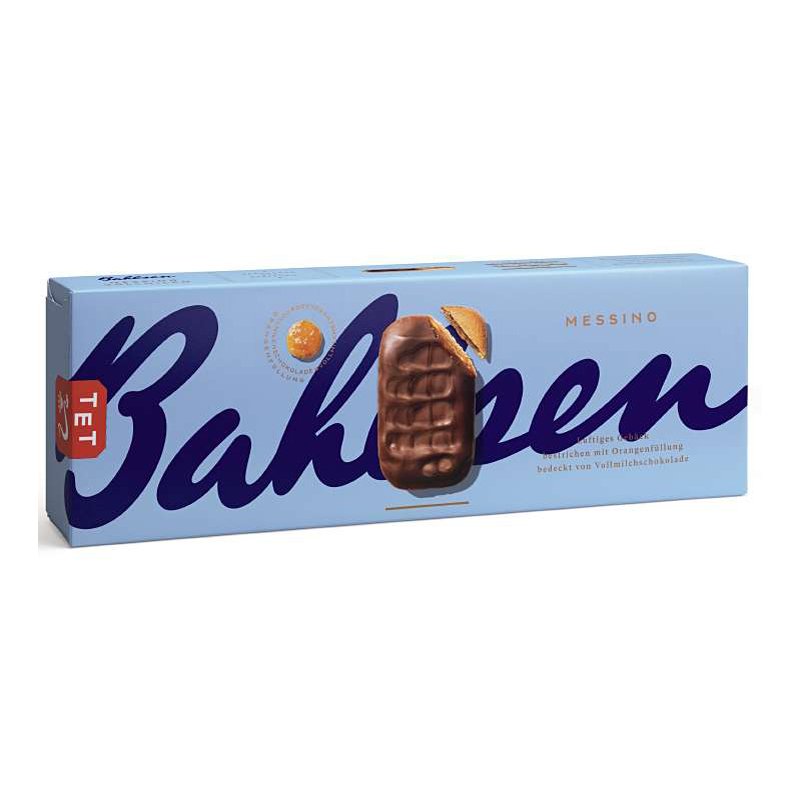 Bahlsen koekjes met sinaasappelvulling, vollmelkchocolade, 125 g