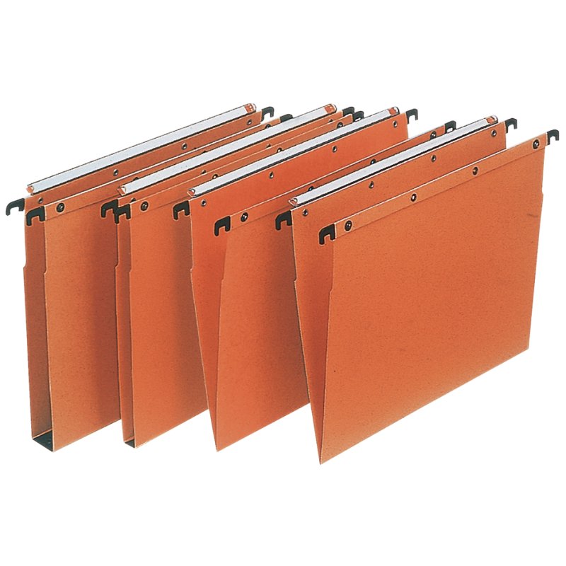 Dossiers suspendus inclinés AZO Ultimate, A4, orange, 25 pièces