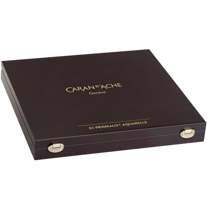 CARAN D'ACHE Prismalo colouring pencils, 80 pieces, wooden case