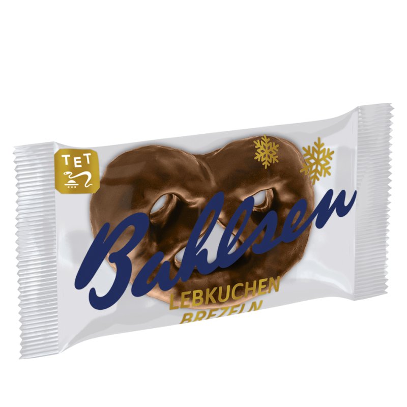 Bahlsen Lebkuchen Pretzels met Pure Chocolade - 111 Stuks Display