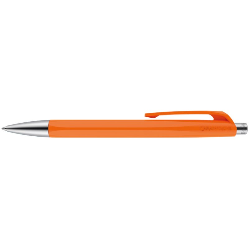 CARAN D'ACHE stylo à bille 888 Infinite, gris anthracite, rechargeables, bleu