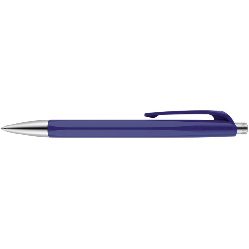 CARAN D'ACHE stylo à bille 888 Infinite, gris anthracite, rechargeables, bleu