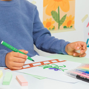 BIC KIDS viltstiften Visaquarelle, afwaschbaar, 18 stuks