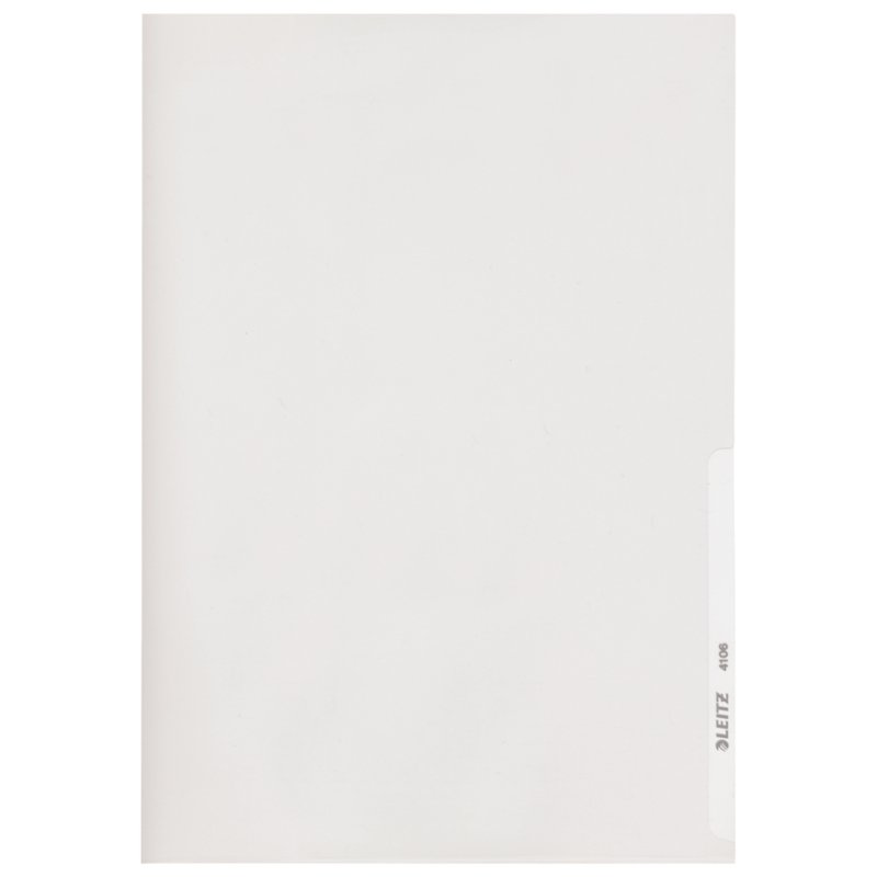 LEITZ view sleeve Premium A4, PVC crystal clear, 0.15 mm, 100 pieces