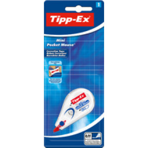 Tipp-Ex correctieroller Mini Pocket Mouse, transparant, 5 mm × 6 m