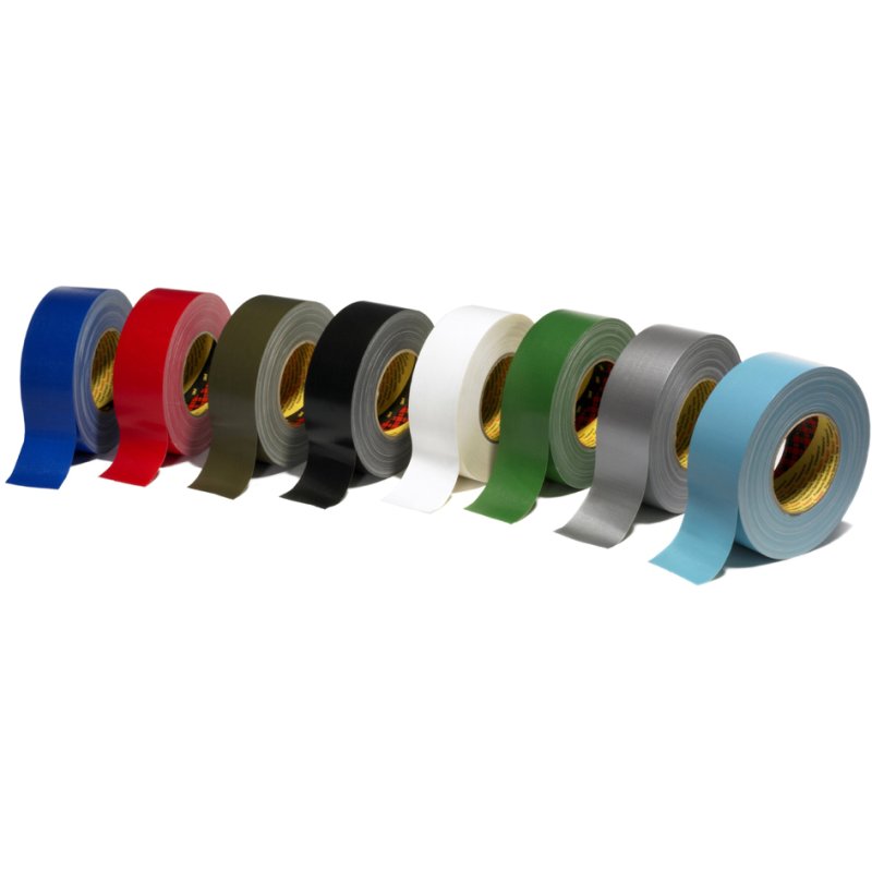 3M Premium textiel tape 389, 50 mm × 50 m, wit