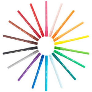 BIC KIDS viltstiften Visa, uitwasbare inkt, 36 stuks