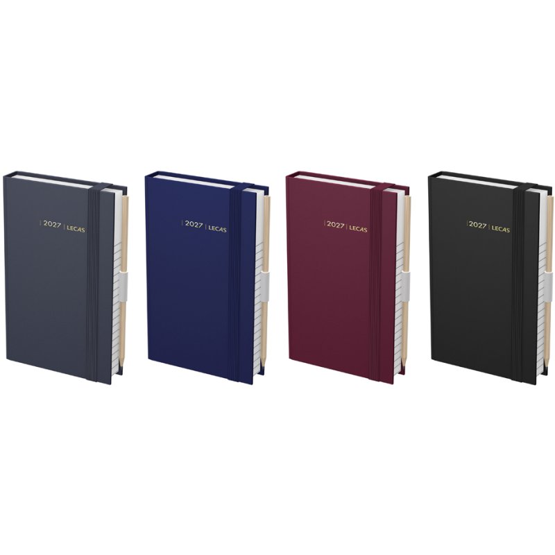 LECAS Dagagenda 2026, 80 x 130 mm, gekleurde uitvoeringen