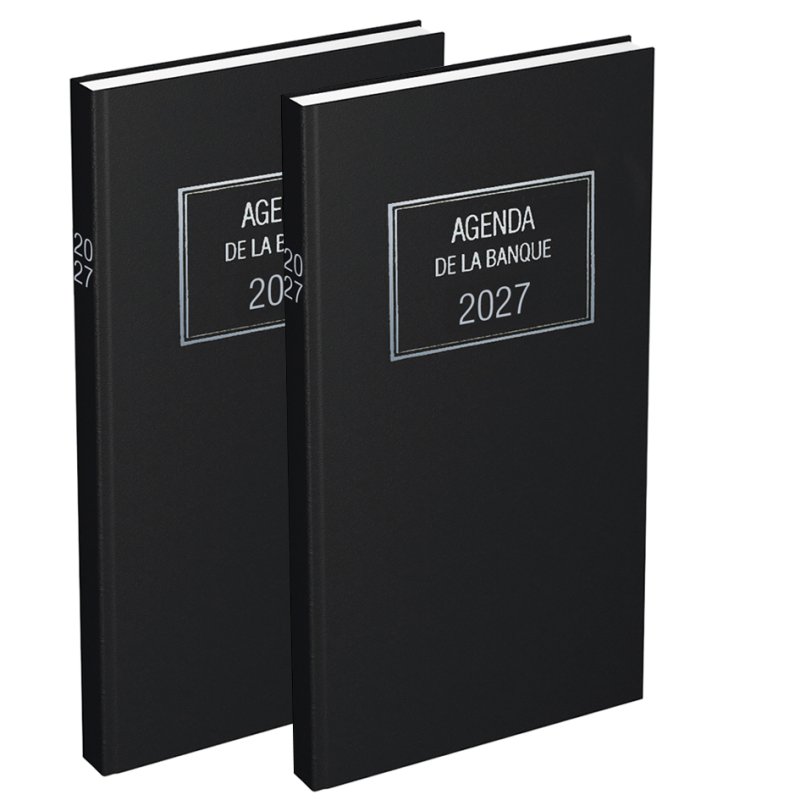 LECAS Agenda de La Banque Large 2026, 180 x 290 mm, 2 parties