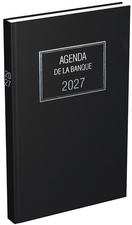 LECAS agenda journal, 180 x 290 mm, zwart, 2027