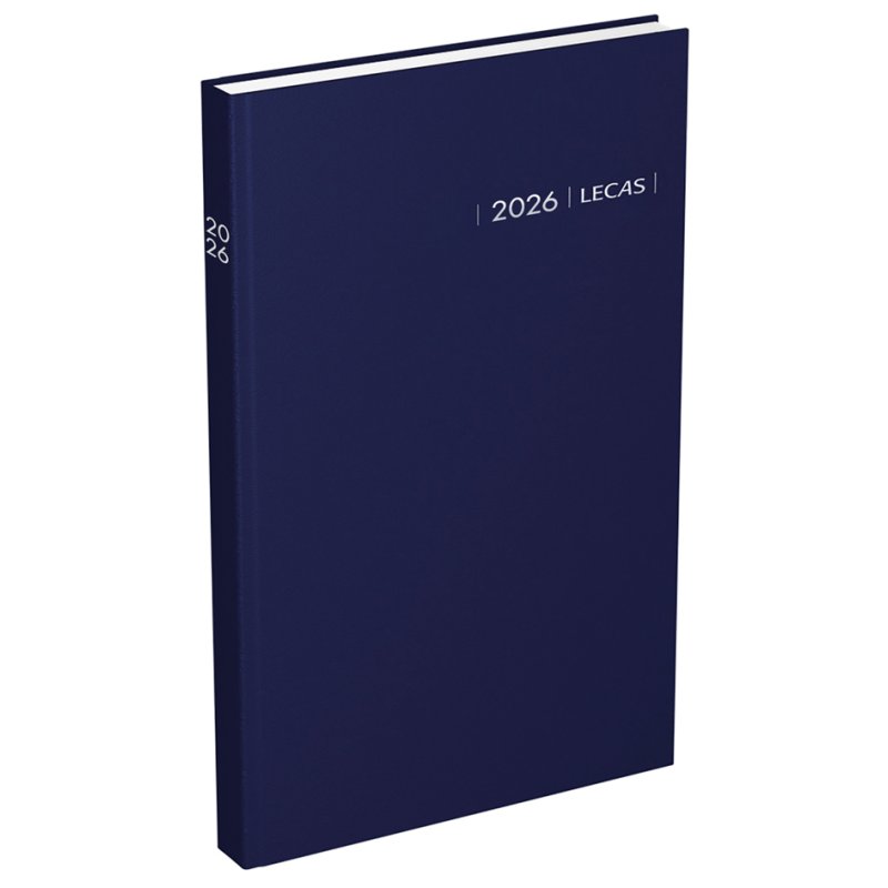 LECAS agenda Carré 2 jours Travers, 140 x 220 mm, 2027, noir