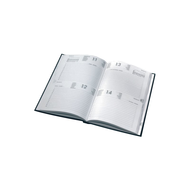 LECAS agenda Carré 2 jours Travers, 140 x 220 mm, 2027, noir
