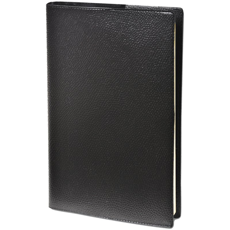 QUO VADIS Carla Prestige diary, 80 x 105 mm, black, week over 2 pages