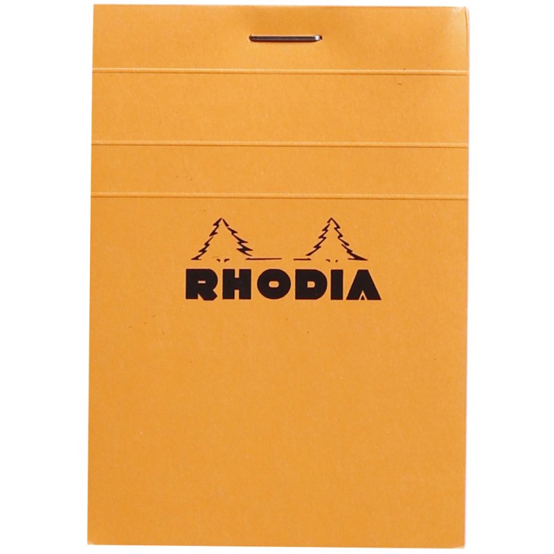 RHODIA bloc-notes No. 11, A7, quadrillé, noir