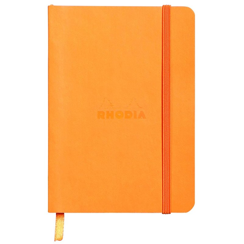 RHODIA bloc-notes RHODIARAMA A6, ligné, orange, 72 feuilles
