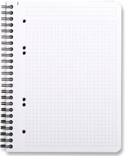 RHODIA collegeblok A5, geruit, 80 vel, 6-gaats geperforeerd
