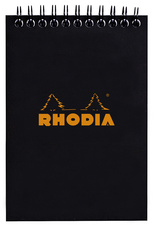 RHODIA spiraalnotitieblok A6, geruit, oranje, 80 vel