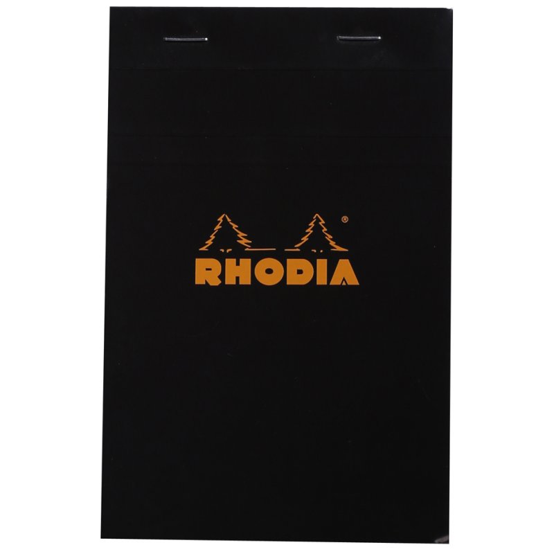 RHODIA bloc-notes No. 14, A5, quadrillé, noir