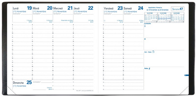 QUO VADIS agenda vulling Exécutif, 160 x 160 mm, 1 week per 2 pagina's