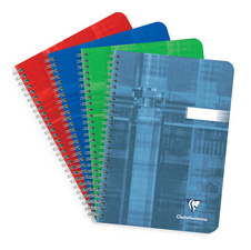 Clairefontaine spiraalschrift A5, blanco, 90 vel, dubbele spiraal