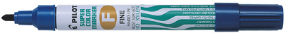 PILOT permanent marker Super Color Fine, rood, rond, 1,0 mm