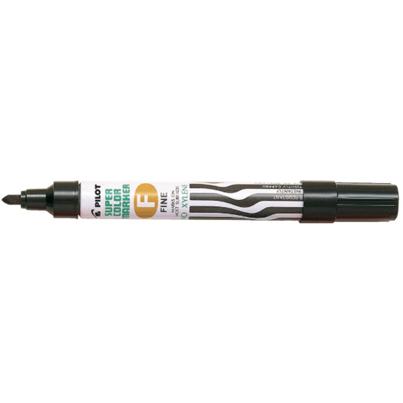 PILOT marqueur permanent Super Color Fine, rond, bleu, 1,0 mm