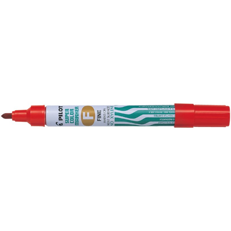 PILOT marqueur permanent Super Color Fine, rond, bleu, 1,0 mm