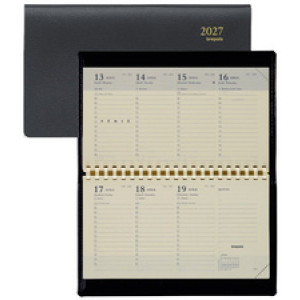 Brepols weekagenda ACCENT 2026, 90 x 160 mm, zwart