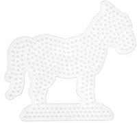 Hama borduurpatroon Klein Bloemetje, wit, 80×65 mm