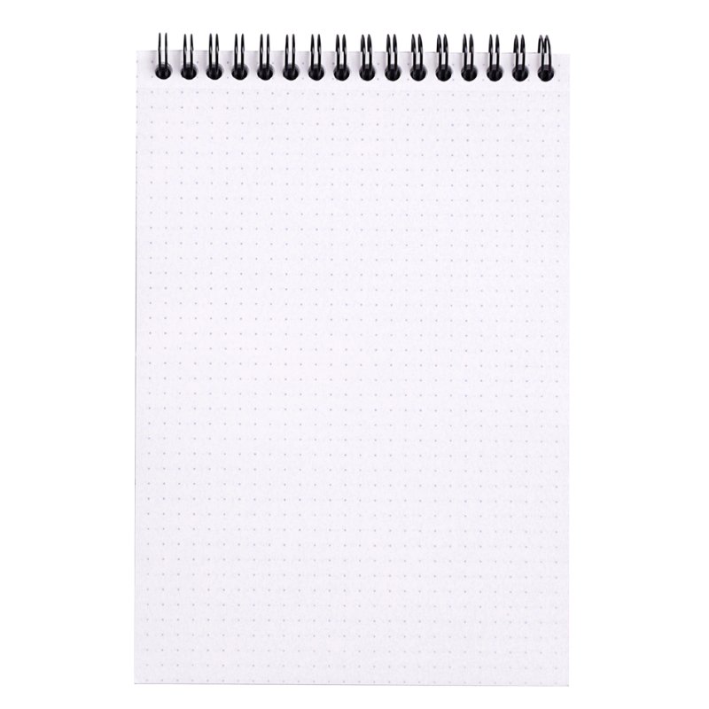 RHODIA bloc à spirale A5, quadrillé, noir, 80 feuilles