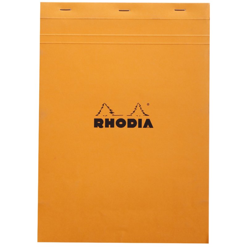 RHODIA notitieblok A4, geruit, oranje, 80 vel