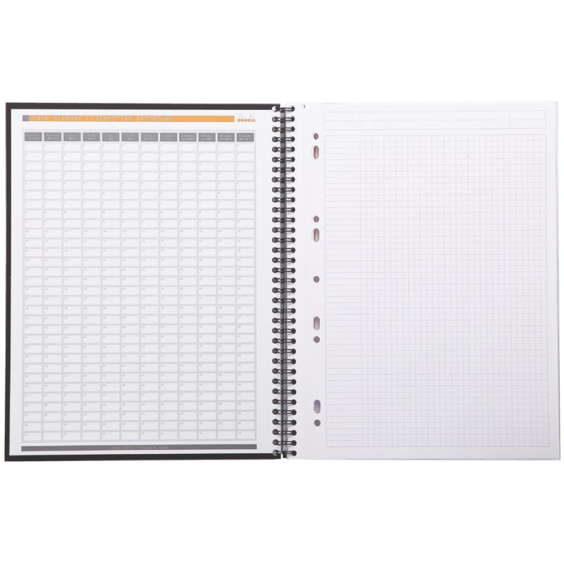 RHODIA bloc-notes Office Note Book, A4+, quadrillé 5×5 mm, 80 feuilles
