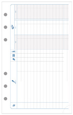 EXACOMPTA navulling Exatime 17, 2025/2026, 1 week/2 pagina's, 172×105 mm