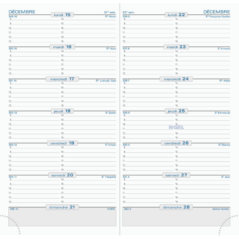 Pocket diary 2025 Barbara black