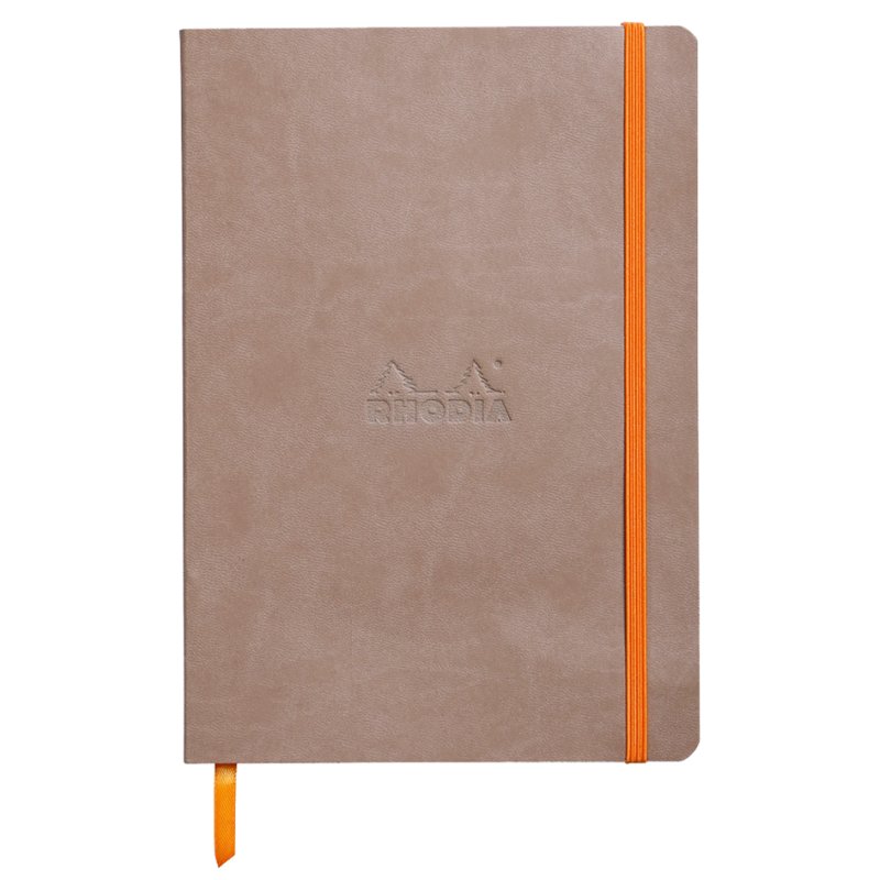 RHODIA carnet RHODIARAMA A5, ligné, rouge pavot, couverture souple