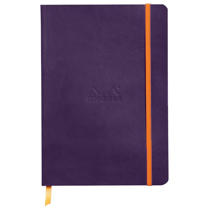 RHODIA carnet RHODIARAMA A5, ligné, rouge pavot, couverture souple