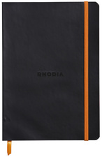 RHODIA notitieboek RHODIARAMA A5, gelinieerd, zwart, 80 vel