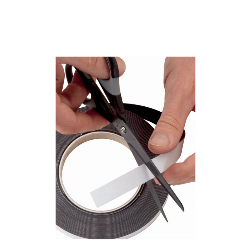 MAUL magneetband, beschrijfbaar, wit, 20 mm × 10 m