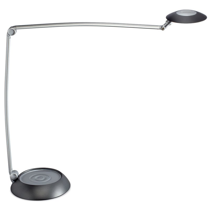 MAUL Lampe de bureau LED MAULspace, dimmable, argent/noir, 8W