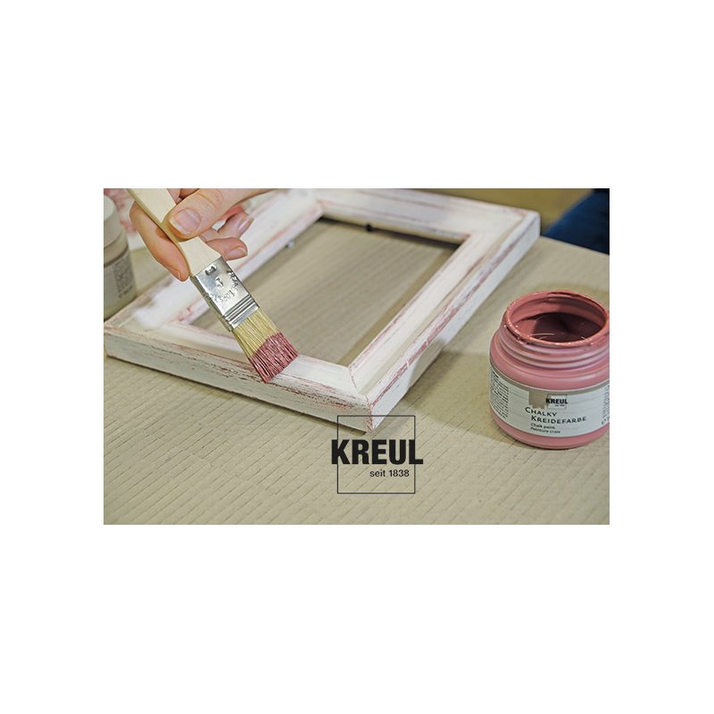 KREUL peinture à la craie Chalky, blanc neige, 150 ml
