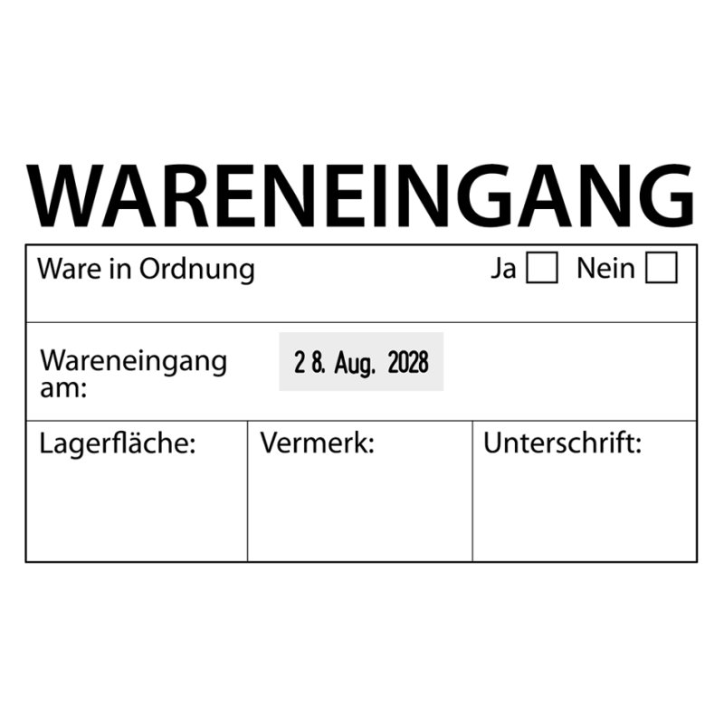 trodat datumstempel Professional 54120, rechtsdraaiend, zwart, 116×70 mm