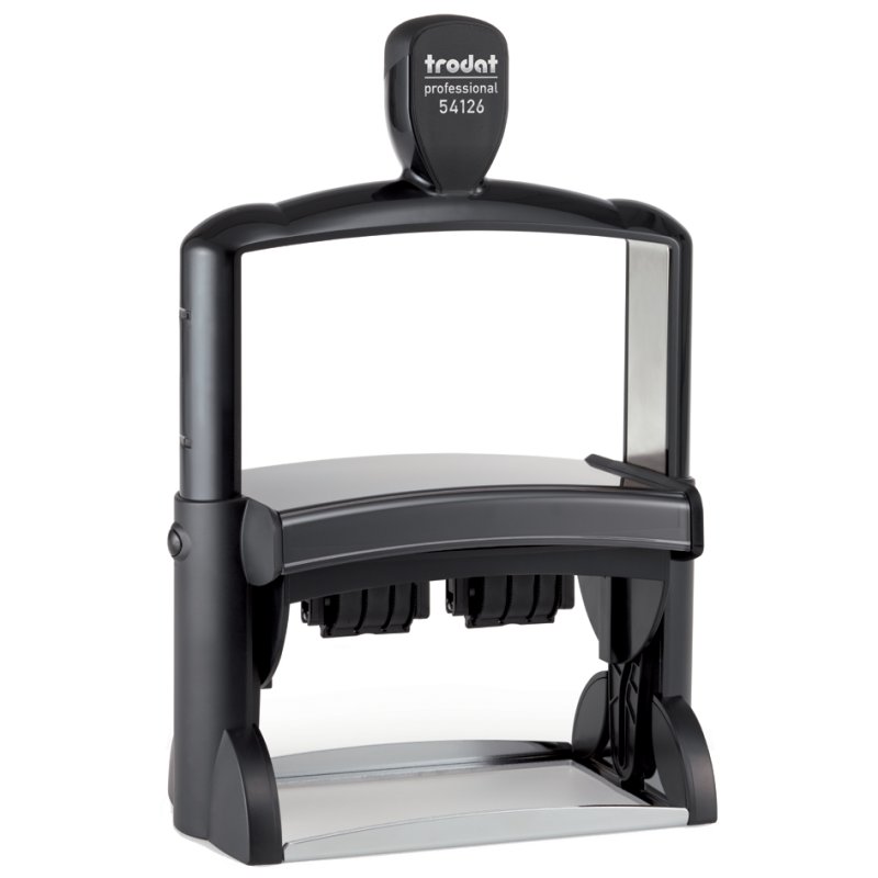 trodat tekststempel Professional 54126/PL, zelfinkleurend, dubbele datum, 116×70 mm