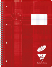 Clairefontaine schrift A4, gelinieerd, 80 vel, geperforeerd