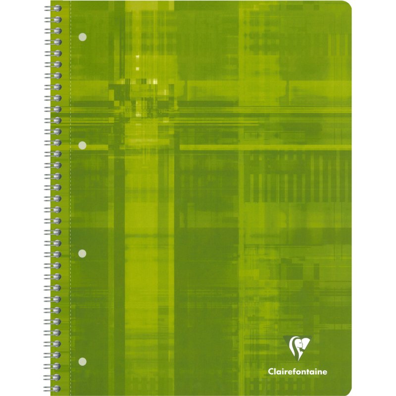 Clairefontaine bloc de cours A4, ligné avec marge, 80 feuilles