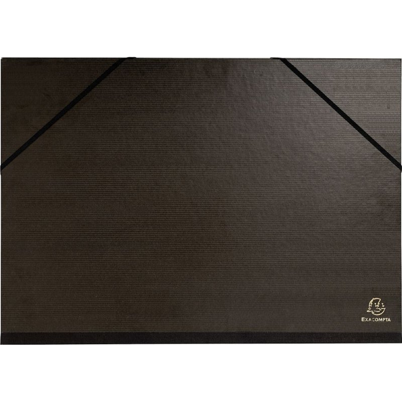 EXACOMPTA tekenmapje, 260 × 330 mm, zwart, karton