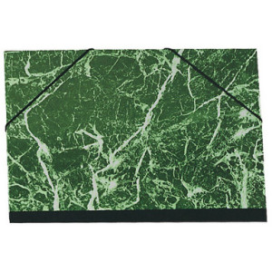 EXACOMPTA tekenmap marmerpatroon, 280×380 mm, 2 hoekspanners